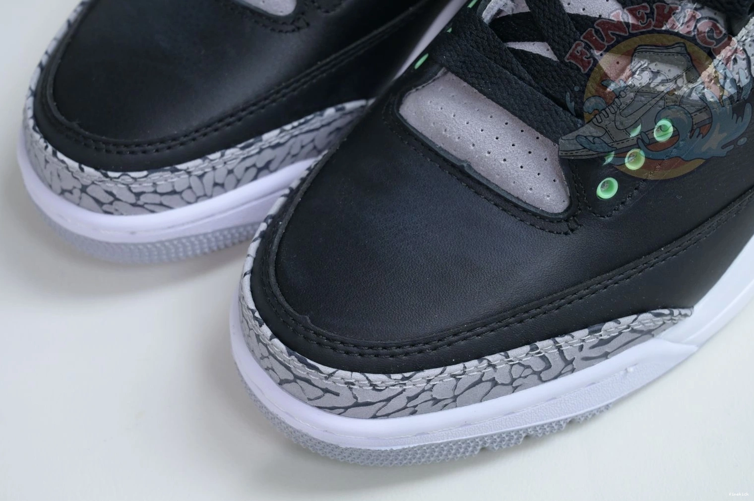 Green Jordan Glow 3 Air 0726